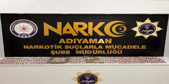 Adıyaman’da uyuşturucuya 1 tutuklama